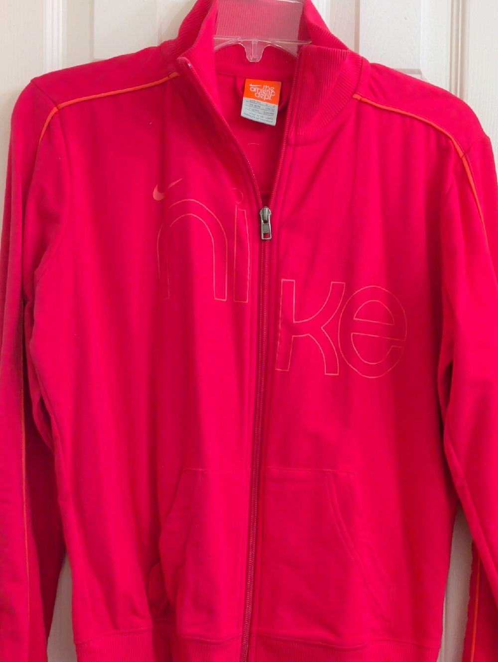 Nike Bright Pink Full-Zip Track Jacket